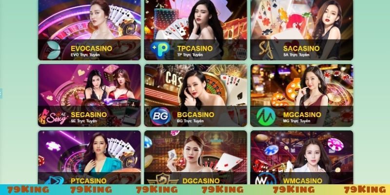 Các sảnh live casino không thể chối từ