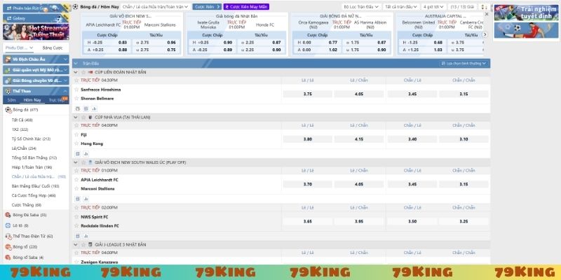 Cách tham gia thể thao 79King chuẩn chỉnh