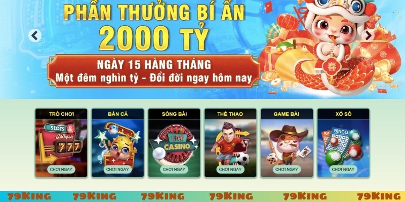 Cập nhật link vào 79KING mới nhất