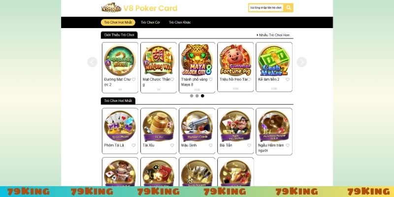 V8 - Game bài 79King được yêu thích nhất